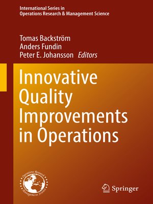 cover image of Innovative Quality Improvements in Operations